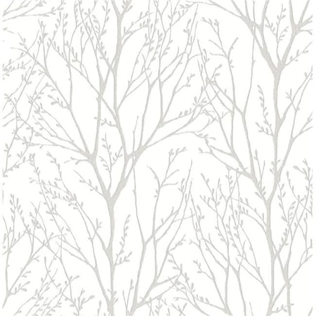 Nuwallpaper NuWallpaper NU2394 Treetops Peel & Stick Wallpaper NU2394